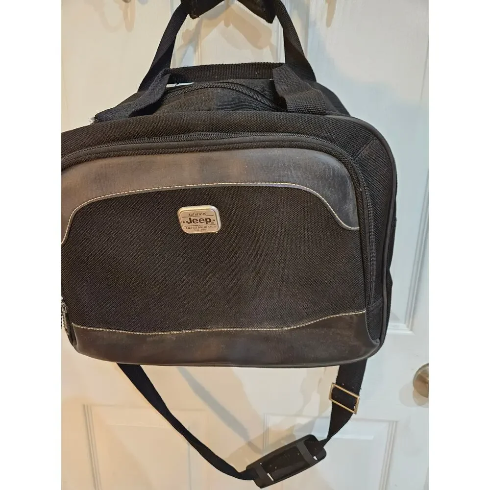 Jeep Duffle Tote Laptop Shoulder Carry Bag